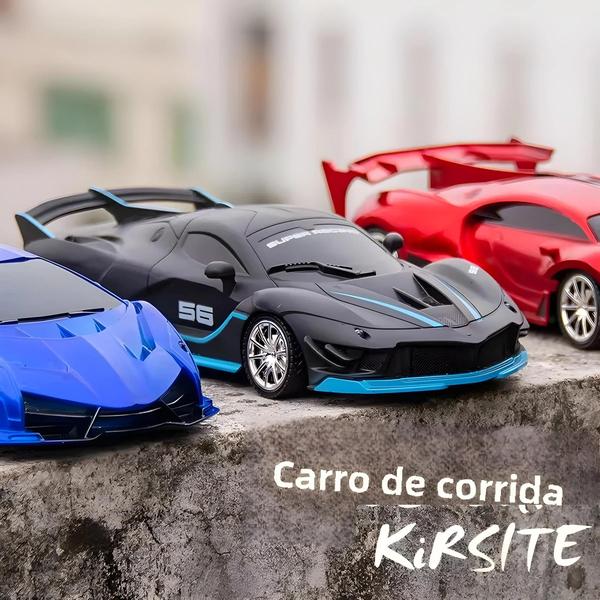 Imagem de Carro RC de Alta Velocidade 24G 4CH com Luzes LED - Brinquedo de Corrida e Drift 1:18