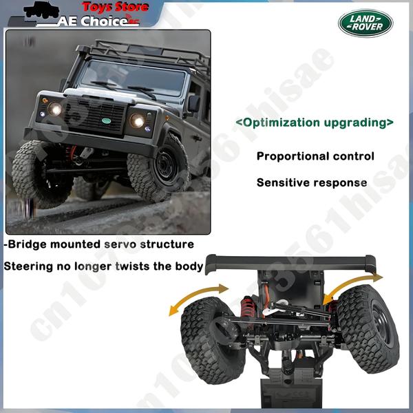 Imagem de Carro RC Rock Crawler 4WD Escala 1:12 MN99S - Brinquedo Infantil