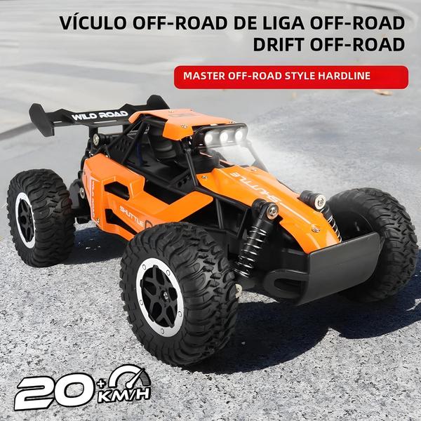 Imagem de Carro RC ZWN 1:16/1:20 2.4G - 2WD Off-Road com Luzes LED - Brinquedo de Controle Remoto