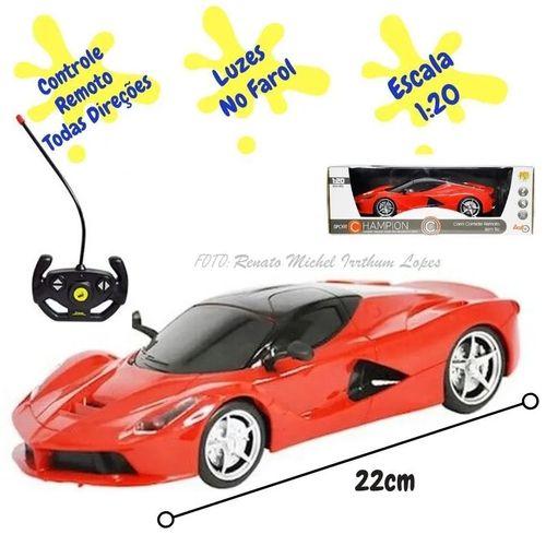 Imagem de Carro Sport com controle remoto - Estilo Ferrari - 5054 - DM Toys