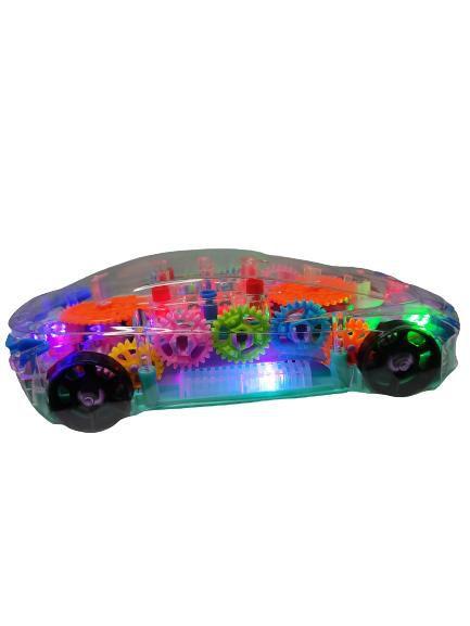 Imagem de Carro Transparente Brinquedo Bate Volta Com Luz E Som Oferta