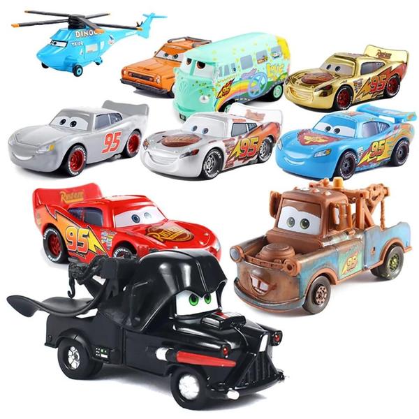 Imagem de Carros Disney Pixar 3 - Relâmpago McQueen, Cruz Ramirez e Mate - Veículo de Metal Die-Cast 1:55