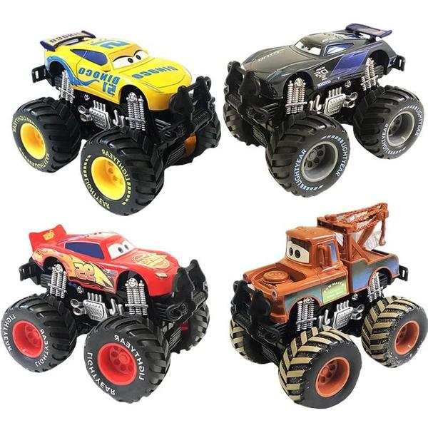 Imagem de Carros Disney Pixar Relâmpago McQueen - Brinquedo Offroad com Jackson Storm e Mate