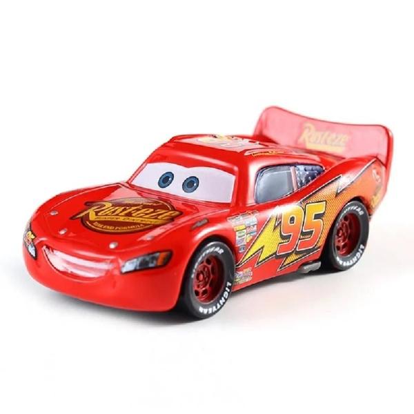 Imagem de Carros e Caminhões Disney Pixar - Conjunto de Brinquedos com Relâmpago McQueen e Mate