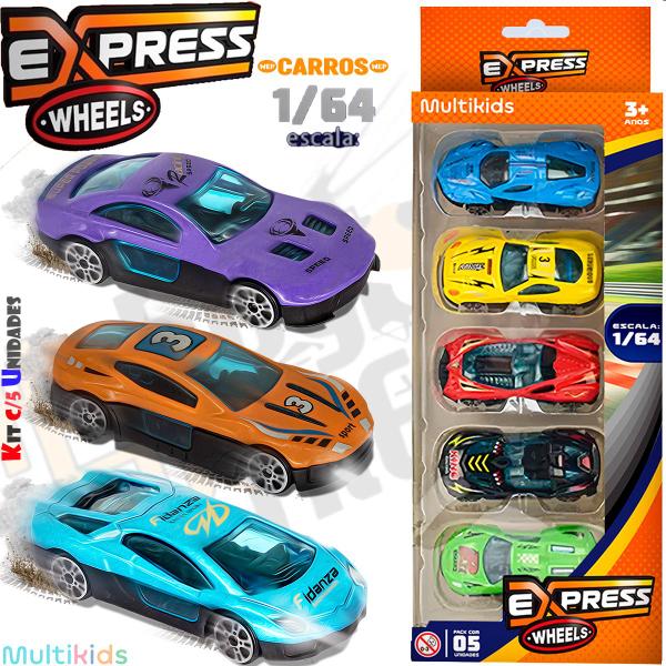 Imagem de Carros Kit Colecionável 1/64 Express Wheels Die Cast BR2000