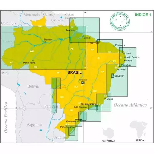 Imagem de Carta Náutica 1000 Marinha de Maceió ao Rio Itariri