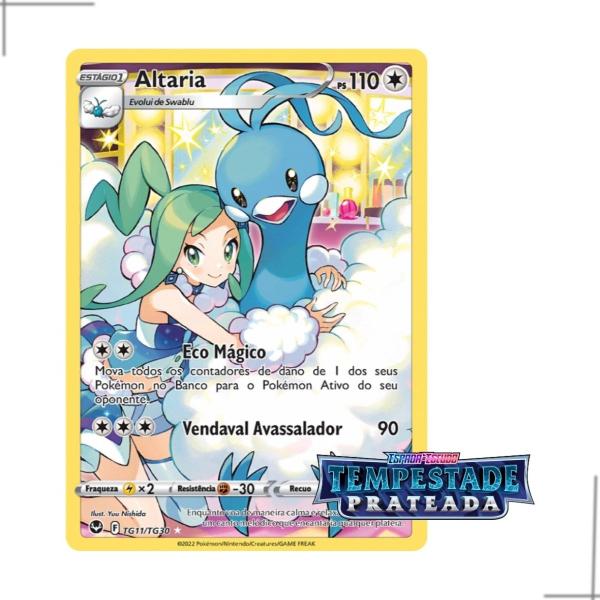 Imagem de Carta Pokémon Altaria Tempestade Prateada - Tg11/tg30