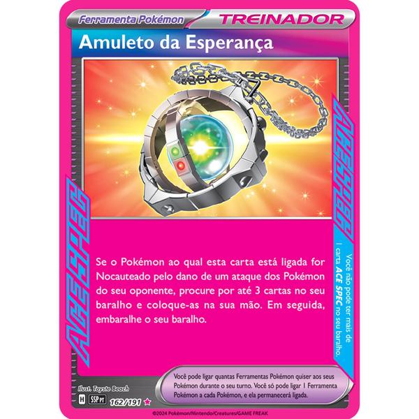 Imagem de Carta Pokémon - Amulet Of Hope 162/191 - Fagulhas Impetuosas - Copag