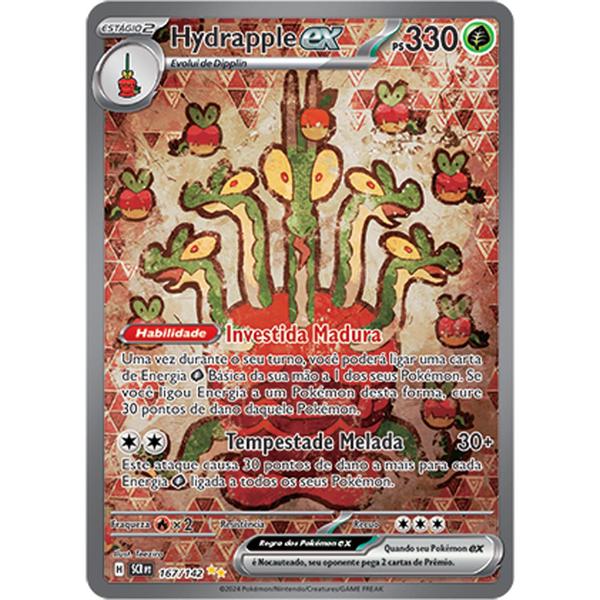 Imagem de Carta Pokémon - Hydrapple Ex 167/142 - Coroa Estelar - Copag