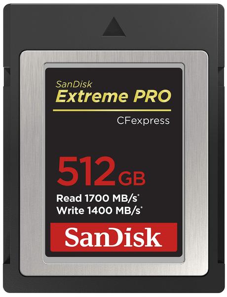 Imagem de Cartão CFexpress SanDisk Extreme PRO 512GB Tipo B SDCFE-512G