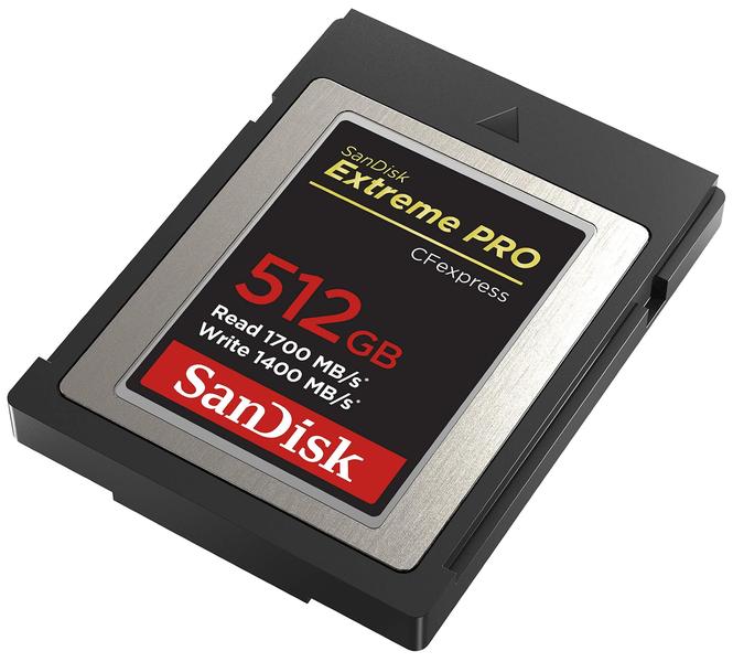 Imagem de Cartão CFexpress SanDisk Extreme PRO 512GB Tipo B SDCFE-512G