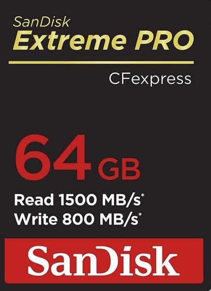 Imagem de Cartão CFexpress SanDisk Extreme PRO 64GB Tipo B SDCFE-064G-GN4NN