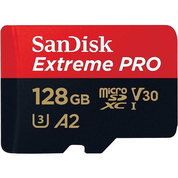 Imagem de Cartao de Memoria 128GB Micro SD Sandisk EXTREME PRO SDSQXCD-128G-GNMA