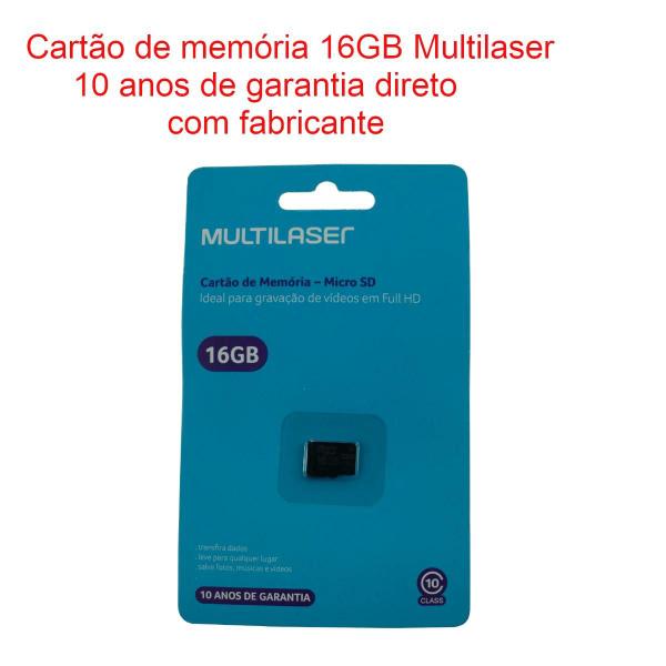 Imagem de Cartão de memória 16gb MicroSD Multilaser Classe 10