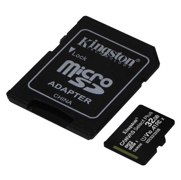 Imagem de Cartão de Memória 32gb Micro Sd Canvas Select Plus 100mbs A1 Kingston