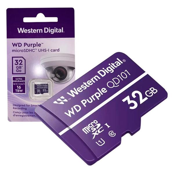 Imagem de Cartão de Memoria   32Gb MicroSd Ultra Endurance Purple CFTV WDD032G1P0C Western Digital