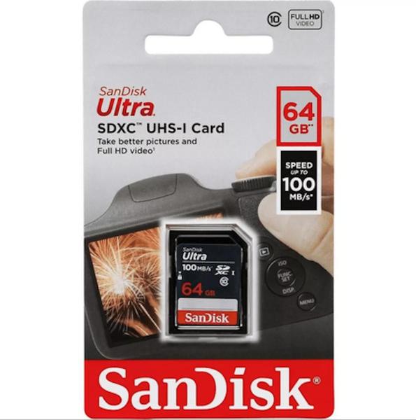 Imagem de Cartão de Memória 64gb Sdhc Ultra 80mbs Classe 10 Sandisk