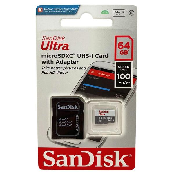 Imagem de Cartão de Memória 64gb SSD  100MB/s Sandisk