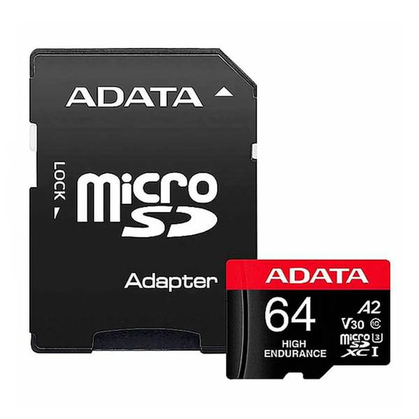 Imagem de Cartão de Memória Adata 64GB Micro SD -  AUSDX64GUI3V30SHA2-RA1