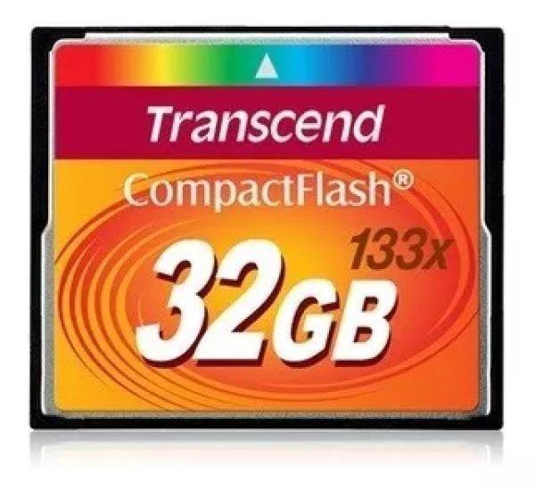 Imagem de Cartão De Memória Compactflash 133X Transcend Cf 133X 32Gb