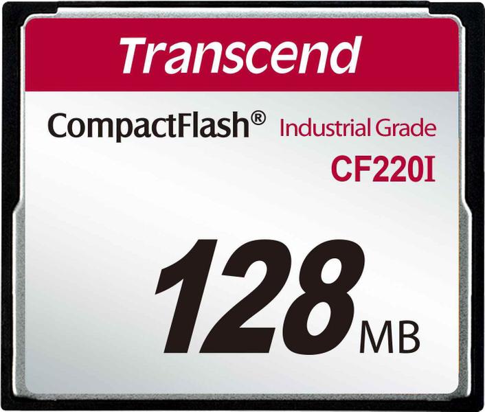 Imagem de Cartao de memoria CompactFlash Transcend 128MB TS128MCF220I 200x Industrial Grade