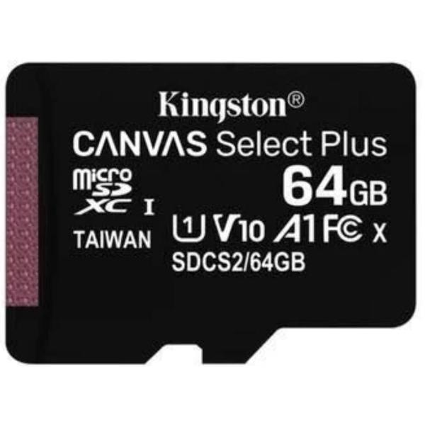 Imagem de Cartão de memória Kingston com adaptador SD 64GB