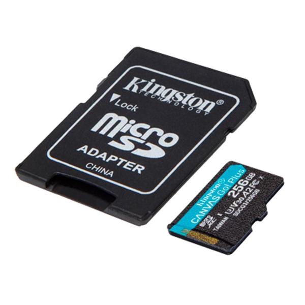 Imagem de Cartão de Memória Kingston MicroSD, 256GB, microSDXC Canvas Go Plus, com adaptador - SDCG3/256GB