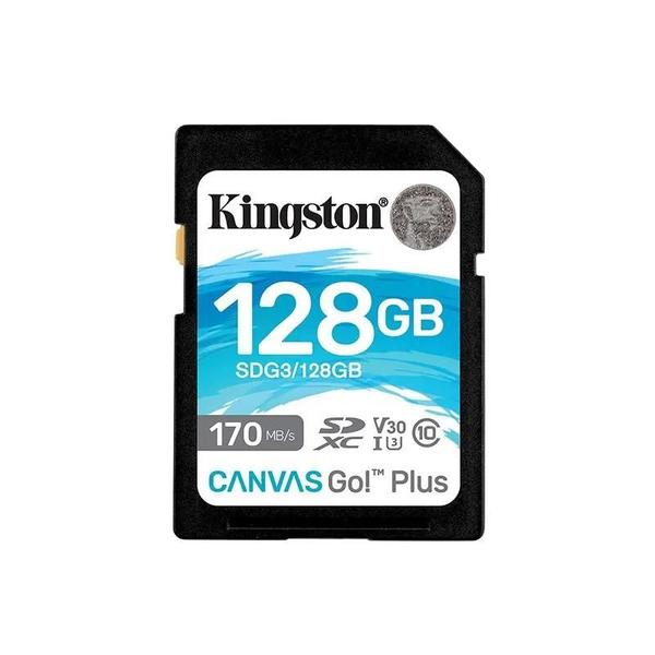 Imagem de Cartão de Memória Kingston SD 64GB/128GB/256GB - V30, U3, C10 (Até 170MB/s de Leitura)