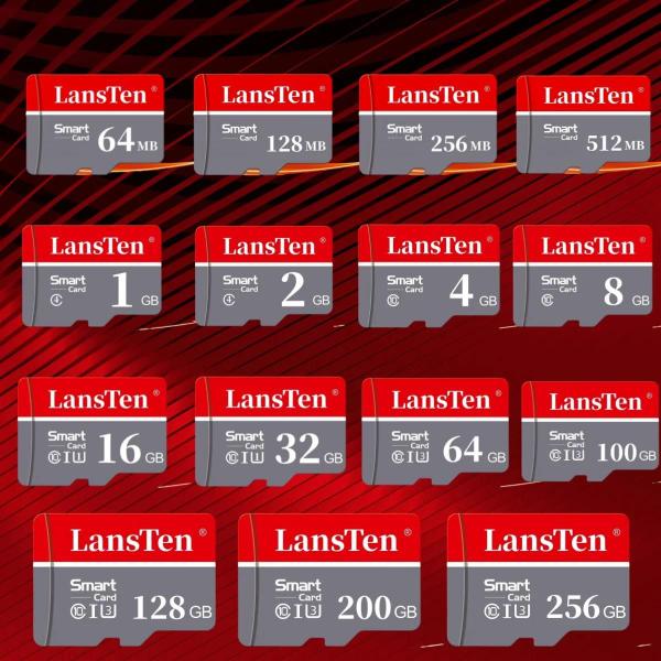 Imagem de Cartão De Memória LansTen De Alta Capacidade A1 U3 Class10 Cartão TF 64MB 128MB 256MB 512MB 1GB 2GB