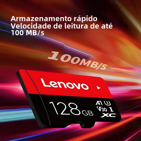 Imagem de Cartão de Memória Lenovo Select Micro SD 256GB - 130MB/s - UHS-I U3 A2 V30