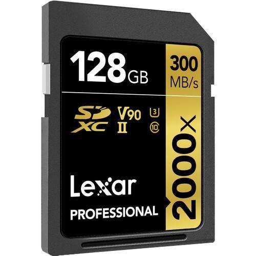 Imagem de Cartão De Memória Lexar 128Gb V90 300Mb/S Uhs-Ii 2000X U3