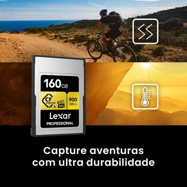 Imagem de Cartão De Memória Lexar 160gb Cfexpress Tipo A Série Gold