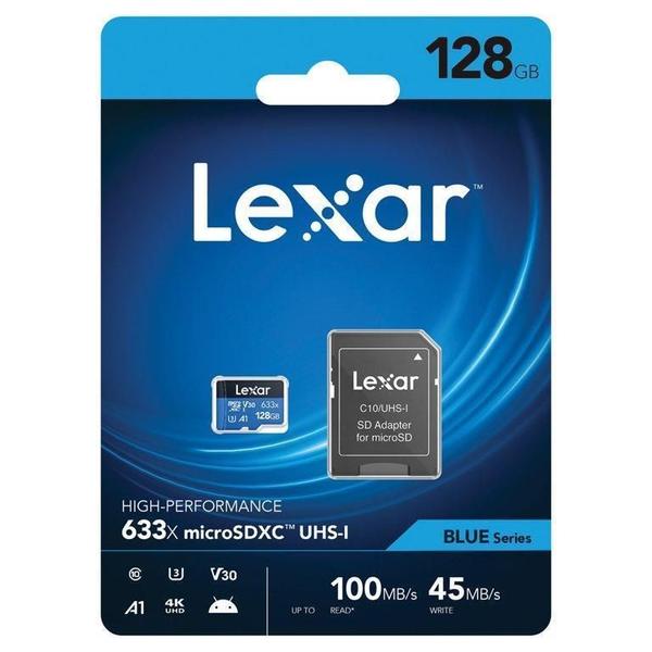 Imagem de Cartão De Memória Lexar Micro Sd Xc 128Gb Uhs-I 100Mb/S