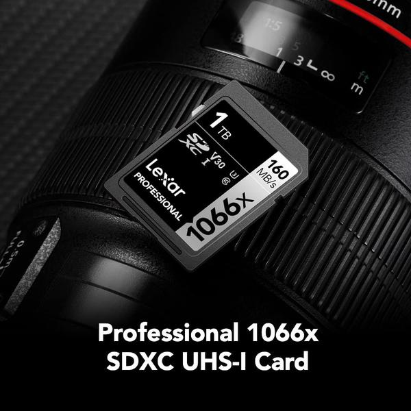 Imagem de Cartão de memória Lexar Professional 1066x 128GB SDXC UHS-I