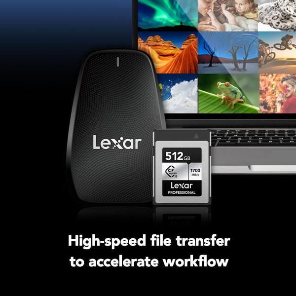 Imagem de Cartão de memória Lexar Professional Silver SE CFexpress 512GB