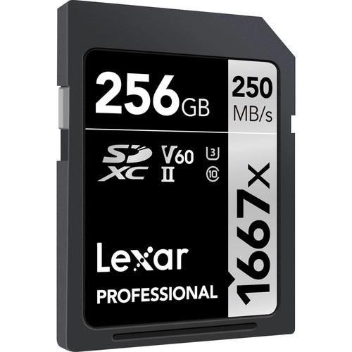 Imagem de Cartão de memória lexar sd xc 256gb 1667x uhs-ii 250mb/s v60