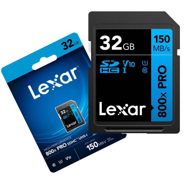 Imagem de Cartão De Memória Lexar Sdhc 32gb 150mb/s Alta Performance 800x