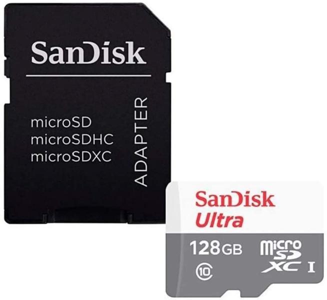 Imagem de Cartão de Memória Micro SD de 128GB SanDisk Ultra MSDXC UHS