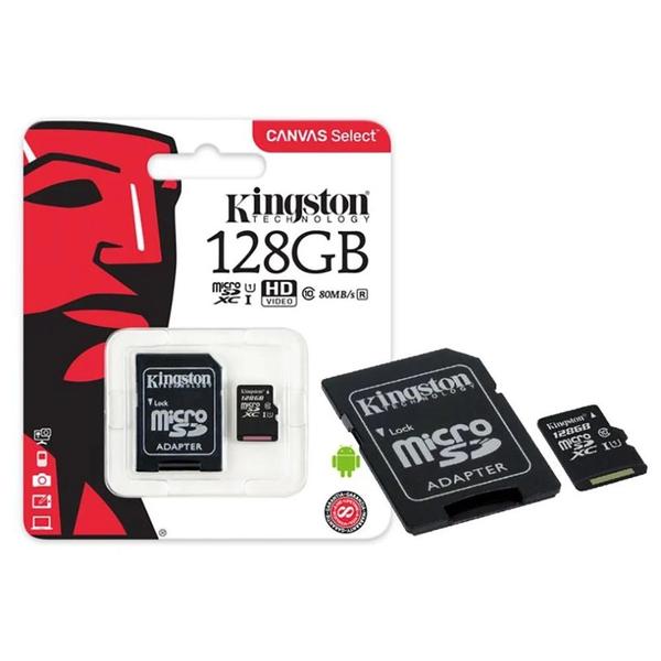 Imagem de Cartão De Memoria Micro Sd Kingston 128gb C10