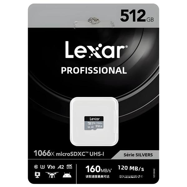 Imagem de Cartão de Memória Micro SD Lexar 1066X - 64GB, 128GB, 256GB ou 512GB - 160MB/s