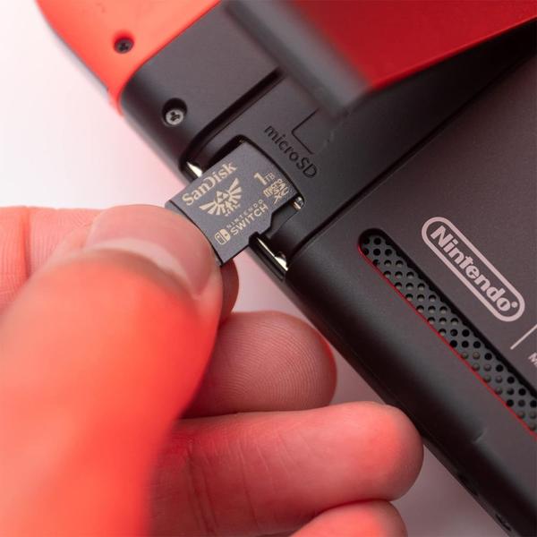 Imagem de Cartão de Memória Micro SD Sandisk 1TB Especial para Nintendo Switch Preto