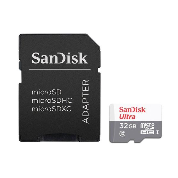 Imagem de Cartão De Memória Micro SD Sandisk Com Adaptador Ultra 32GB 80MB/s