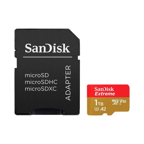 Imagem de Cartao de Memoria Micro SD Sandisk Extreme 1TB / 190-130MBS / U3 - (SDSQXAV-1T00-GN6MA)