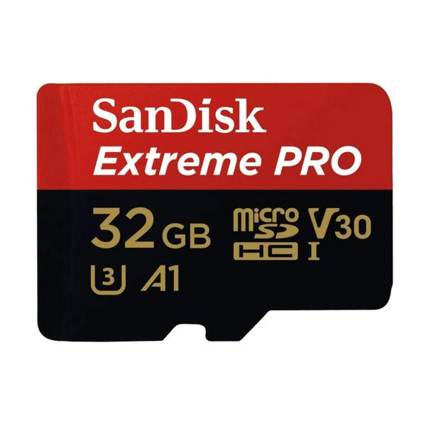 Imagem de Cartao de Memoria Micro SD Sandisk U3 32GB 100MBS Extreme - (SDSQXCG-032G-GN6MA)