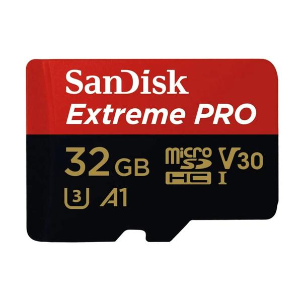 Imagem de Cartao de Memoria Micro SD Sandisk U3 32GB 100MBS Extreme - (SDSQXCG-032G-GN6MA)