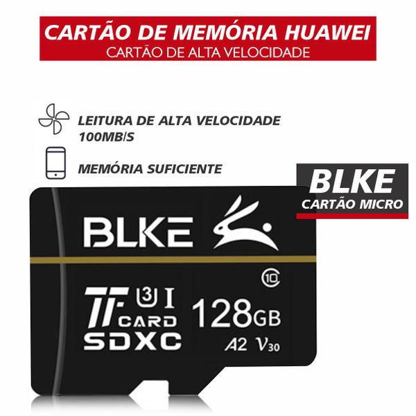 Imagem de Cartão de Memória Micro SDXC BLKE 128gb CL10 A2