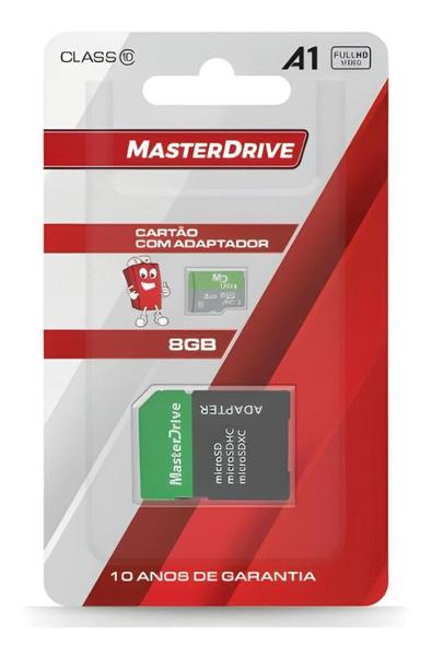 Imagem de Cartão De Memória MicroSD Com Adaptador MasterDrive