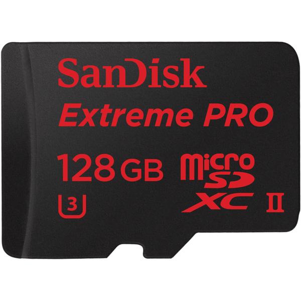 Imagem de Cartão de memória MicroSDXC SanDisk 128GB Extreme Pro Classe 10 UHS-3 275MB/s 4k