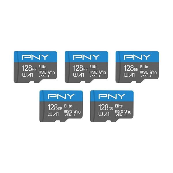 Imagem de Cartão de memória PNY Elite 128GB Classe 10 U1 V10 A1 microSDXC