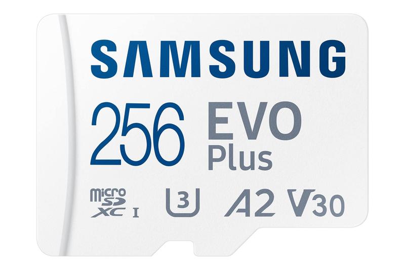 Imagem de Cartão de memória SAMSUNG EVO Plus 256GB Micro SDXC com adaptador SD